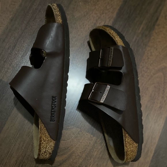Birkenstock Brown Germany Made Sandals Size 39 - Picture 10 of 14